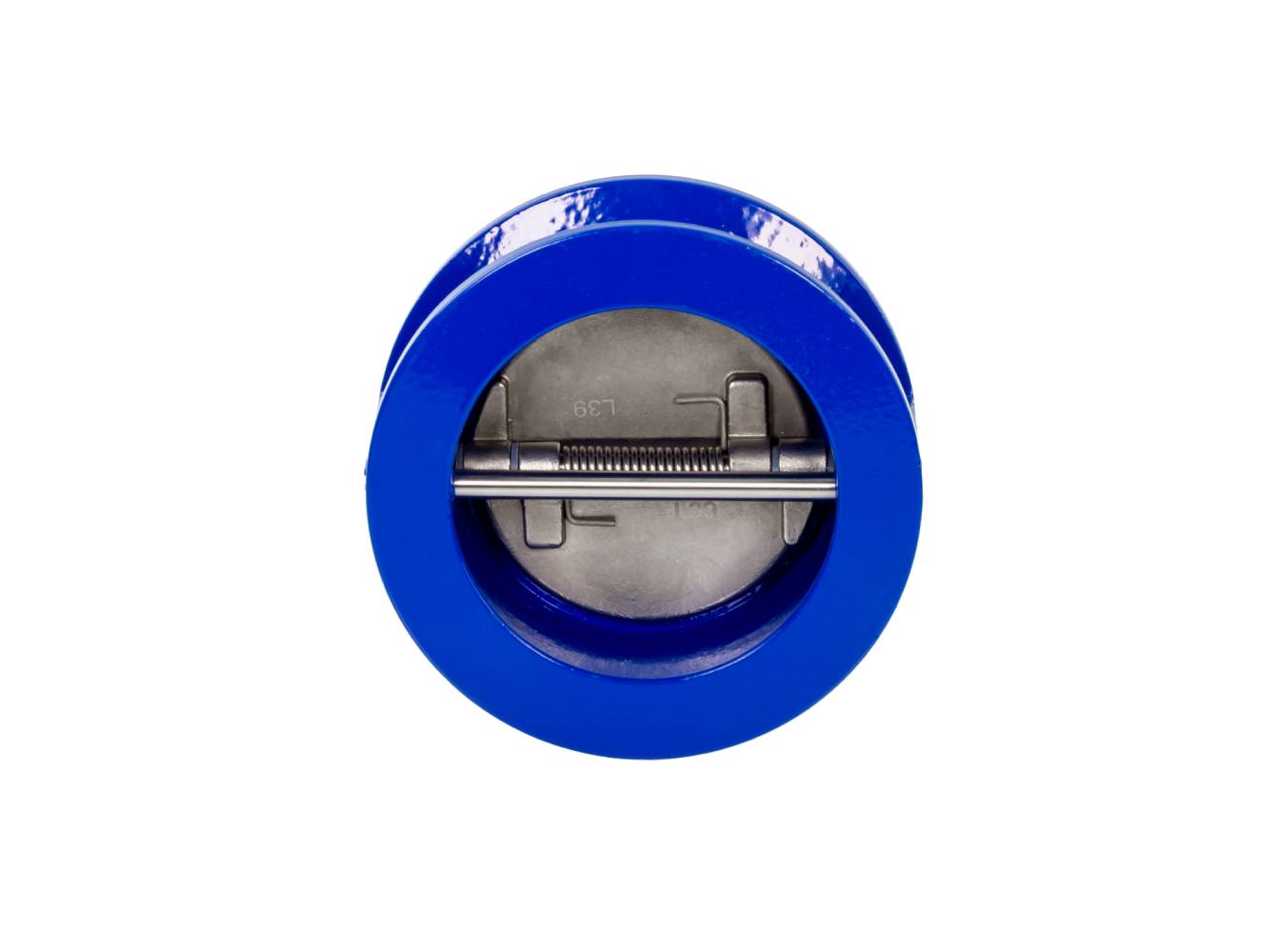 NVD-895R Затвор обратный двухстворчатый чугунный межфланцевый Ду 200, Ру 16, створки-нерж (082X8501R)