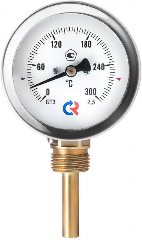 Термометр БТ-32.211 (0-160°C) G1/2. 64.2,5 с ГЗ (РОСМА)