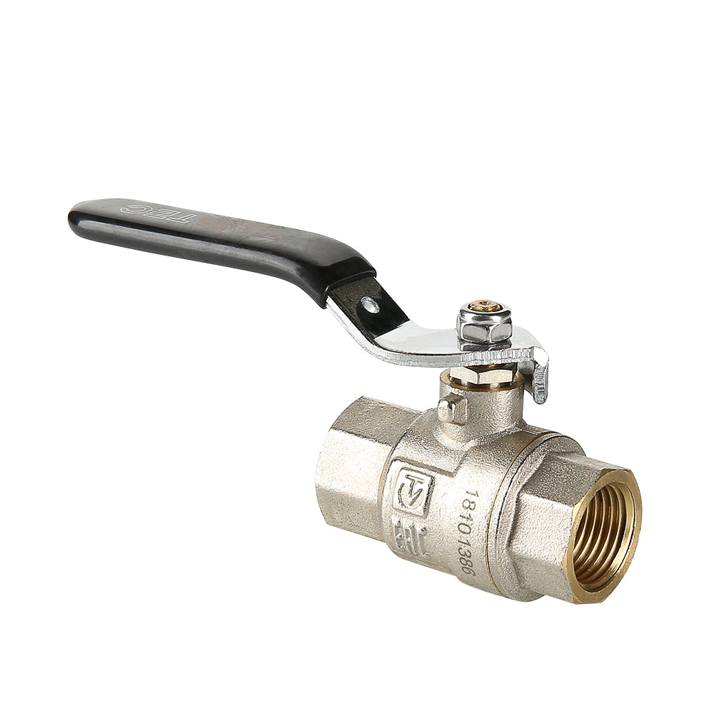 Кран шаровой латунь никель VT.314 PERFECT Ду 20 ВР/ВР, Ру 100, рукоятка, VALTEC