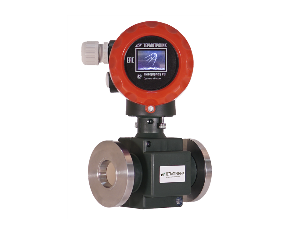 Расходомер электромагнитный сэндвич Питерфлоу РС 32-15-В-С блок питания