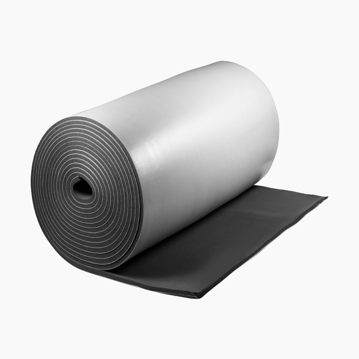 Рулон K-FLEX 10x1000-20 ECO black IN CLAD grey (в упаковке 20 кв. м.)